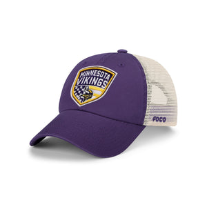Minnesota Vikings NFL Americana Patch Casual Trucker Cap (PREORDER - SHIPS LATE JUNE)