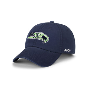 Seattle Seahawks NFL Americana Primary Logo Casual Cap (PREORDER - SHIPS LATE JUNE)