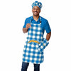 Los Angeles Chargers NFL Plaid Chef Hat