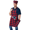 New England Patriots NFL Plaid Chef Hat