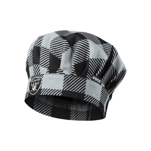Las Vegas Raiders NFL Plaid Chef Hat
