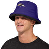 Baltimore Ravens NFL Reversible Faux Fur Bucket Hat (PREORDER - SHIPS LATE OCTOBER)