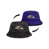 Baltimore Ravens NFL Reversible Faux Fur Bucket Hat (PREORDER - SHIPS LATE OCTOBER)