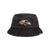 Baltimore Ravens NFL Reversible Faux Fur Bucket Hat (PREORDER - SHIPS LATE OCTOBER)
