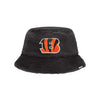 Cincinnati Bengals NFL Reversible Faux Fur Bucket Hat (PREORDER - SHIPS LATE OCTOBER)