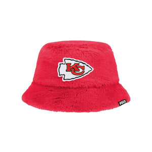 Kansas City Chiefs NFL Reversible Faux Fur Bucket Hat