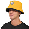Pittsburgh Steelers NFL Reversible Faux Fur Bucket Hat (PREORDER - SHIPS LATE OCTOBER)
