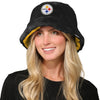 Pittsburgh Steelers NFL Reversible Faux Fur Bucket Hat (PREORDER - SHIPS LATE OCTOBER)