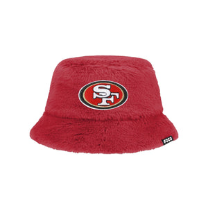 San Francisco 49ers NFL Reversible Faux Fur Bucket Hat