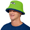 Seattle Seahawks NFL Reversible Faux Fur Bucket Hat (PREORDER - SHIPS LATE OCTOBER)