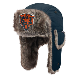 Chicago Bears NFL Faux Fur Trapper Hat