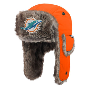 Miami Dolphins NFL Faux Fur Trapper Hat