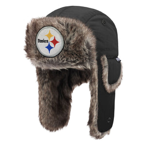 Pittsburgh Steelers NFL Faux Fur Trapper Hat