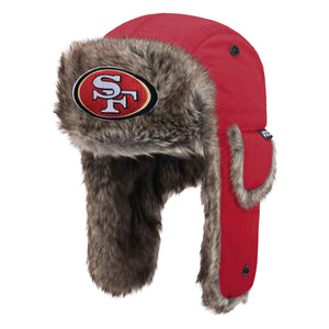 San Francisco 49ers NFL Faux Fur Trapper Hat