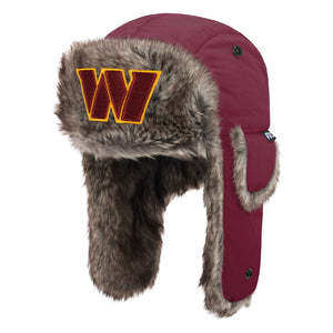 Washington Commanders NFL Faux Fur Trapper Hat