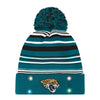 Jacksonville Jaguars NFL Horizontal Stripe Light Up Beanie