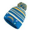 Los Angeles Chargers NFL Horizontal Stripe Light Up Beanie