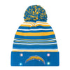 Los Angeles Chargers NFL Horizontal Stripe Light Up Beanie