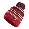 Tampa Bay Buccaneers NFL Horizontal Stripe Light Up Beanie