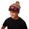 Washington Commanders NFL Horizontal Stripe Light Up Beanie