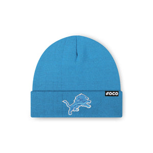 Detroit Lions NFL Glacier Blue Basic Primary Logo Beanie