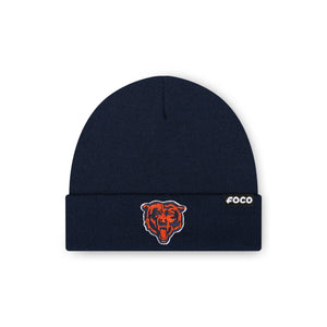 Chicago Bears NFL Navy Basic Primary Logo Beanie