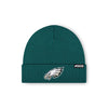 Philadelphia Eagles NFL Midnight Green Basic Primary Logo Beanie