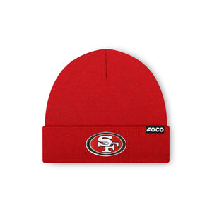 San Francisco 49ers NFL Red Basic Primary Logo Beanie