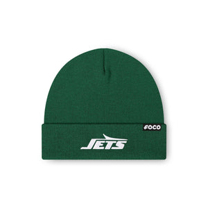 New York Jets NFL Dark Green Basic Primary Logo Beanie
