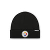 Pittsburgh Steelers NFL Black Basic Primary Logo Beanie