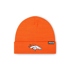 Denver Broncos NFL Orange Basic Primary Logo Beanie