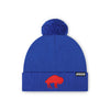 Buffalo Bills NFL Royal Basic Retro Logo Pom Beanie