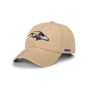 Baltimore Ravens NFL Khaki Primary Logo Casual Cap