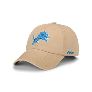 Detroit Lions NFL Khaki Primary Logo Casual Cap