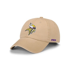 Minnesota Vikings NFL Khaki Primary Logo Casual Cap