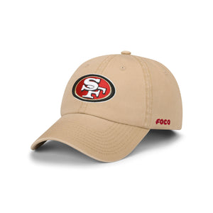 San Francisco 49ers NFL Khaki Primary Logo Casual Cap