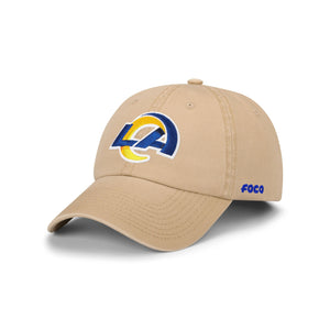 Los Angeles Rams NFL Khaki Primary Logo Casual Cap