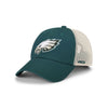 Philadelphia Eagles NFL Midnight Green Primary Logo Casual Trucker Cap