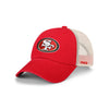 San Francisco 49ers NFL Red Primary Logo Casual Trucker Cap