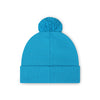 Carolina Panthers NFL Glacier Blue Basic Primary Logo Pom Beanie