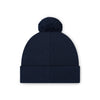 Chicago Bears NFL Navy Basic Primary Logo Pom Beanie