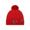 Atlanta Falcons NFL Red Basic Primary Logo Pom Beanie