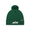 New York Jets NFL Dark Green Basic Primary Logo Pom Beanie