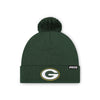 Green Bay Packers NFL Forest Basic Primary Logo Pom Beanie