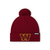 Washington Commanders NFL Maroon Basic Primary Logo Pom Beanie