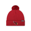 Arizona Cardinals NFL Dark Red Basic Primary Logo Pom Beanie