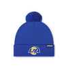 Los Angeles Rams NFL Montego Basic Primary Logo Pom Beanie