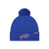 Buffalo Bills NFL Royal Basic Primary Logo Pom Beanie