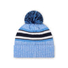 Tennessee Titans NFL Heather Team Stripe Lined Pom Beanie