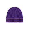 Baltimore Ravens NFL Purple Primary Logo Ribbed Beanie